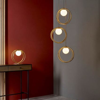 Endon 92491 - Candeeiro de mesa EMILIO 1xG9/3W/230V dourado