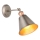 Endon 92866 - Aplique de parede halogéneo 1xE27/10W/230V cromo fosco/cobre