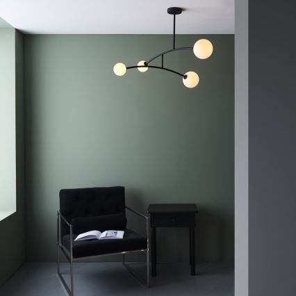 Endon 92940 - Lustre de haste BALANCE 4xG9/3W/230V preto