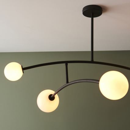 Endon 92940 - Lustre de haste BALANCE 4xG9/3W/230V preto