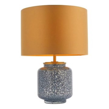 Endon 93067 - Candeeiro de mesa ZINNIA 1xE27/10W/230V azul/dourado