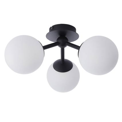 Endon 93489 - Plafon de tecto para casa de banho FRIO 3xG9/3W/230V IP44 preto