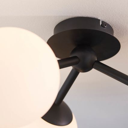 Endon 93489 - Plafon de tecto para casa de banho FRIO 3xG9/3W/230V IP44 preto