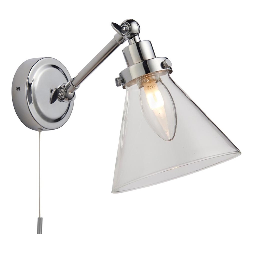 Endon 93853 - Foco de parede para casa de banho FARADAY 1xG9/3W/230V IP44 cromado brilhante