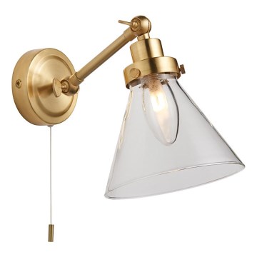 Endon 93854 - Foco de parede para casa de banho FARADAY 1xG9/3W/230V IP44 dourado