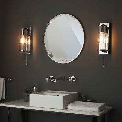 Endon 94074 - Iluminação de parede para casa de banho TAYLOR 1xE27/10W/230V IP44 cromado brilhante
