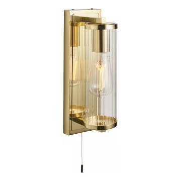 Endon 94075 - Iluminação de parede para casa de banho TAYLOR 1xE27/10W/230V IP44 dourado