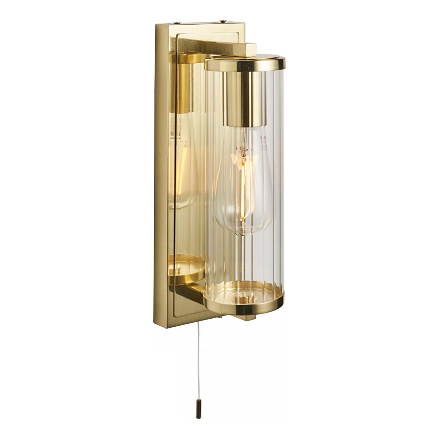 Endon 94075 - Iluminação de parede para casa de banho TAYLOR 1xE27/10W/230V IP44 dourado