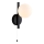 Endon 94081 - Candeeiro de parede para casa de banho SPA 1xG9/3W/230V IP44 preto
