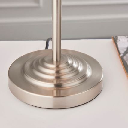 Endon 94369 - Candeeiro de mesa HIGHCLERE 3xE14/18W/230V bege/cromado mate