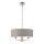Endon 94377 - Candeeiro suspenso HIGHCLERE 3xE14/40W/230V cinzento/cromado brilhante