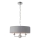 Endon 94394 - Candeeiro suspenso HIGHCLERE 3xE14/40W/230V cinzento escuro/cromado brilhante