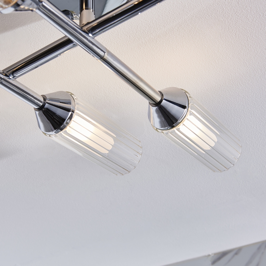Endon 95045 - Candeeiro integrado para casa de banho NATORI 6xG9/3W/230V IP44 cromado brilhante