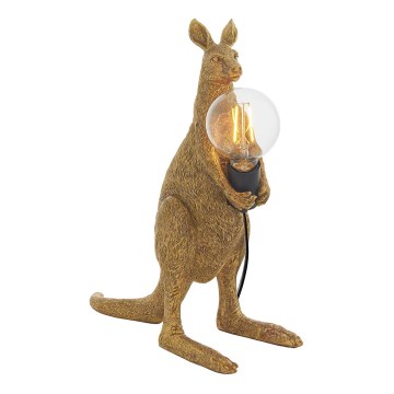 Endon 95075 - Candeeiro de mesa KANGAROO 1xE27/10W/230V dourado