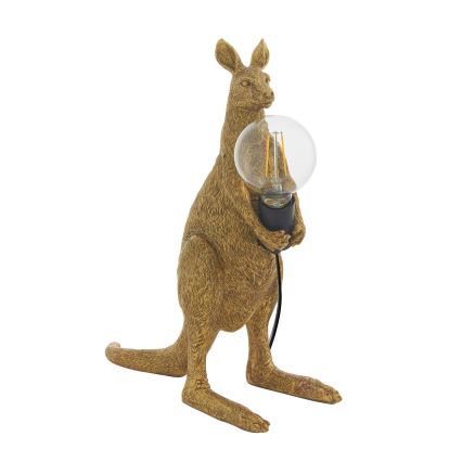 Endon 95075 - Candeeiro de mesa KANGAROO 1xE27/10W/230V dourado