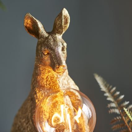 Endon 95075 - Candeeiro de mesa KANGAROO 1xE27/10W/230V dourado