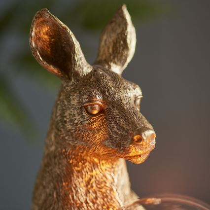 Endon 95075 - Candeeiro de mesa KANGAROO 1xE27/10W/230V dourado