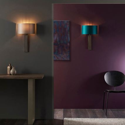 Endon 95271 - Iluminação de parede CARLTON 1xE27/10W/230V bronze