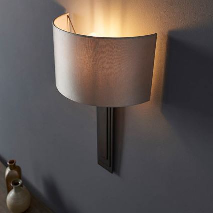 Endon 95271 - Iluminação de parede CARLTON 1xE27/10W/230V bronze
