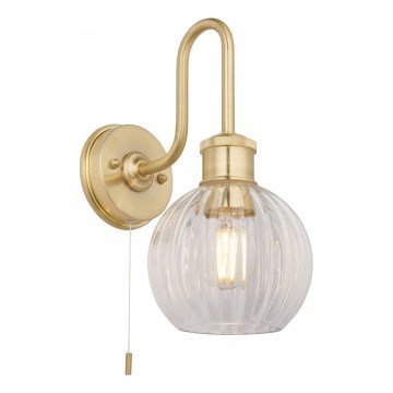 Endon 95507 - Iluminação de parede para casa de banho KENDALL 1xE27/10W/230V IP44 latão
