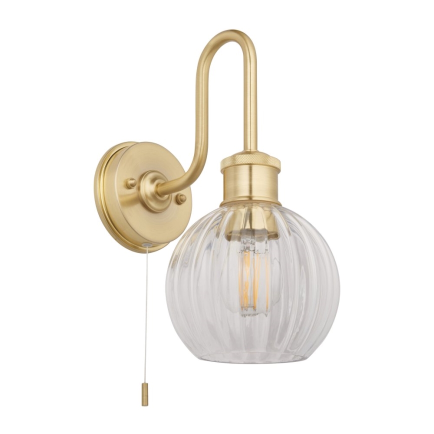 Endon 95507 - Iluminação de parede para casa de banho KENDALL 1xE27/10W/230V IP44 latão