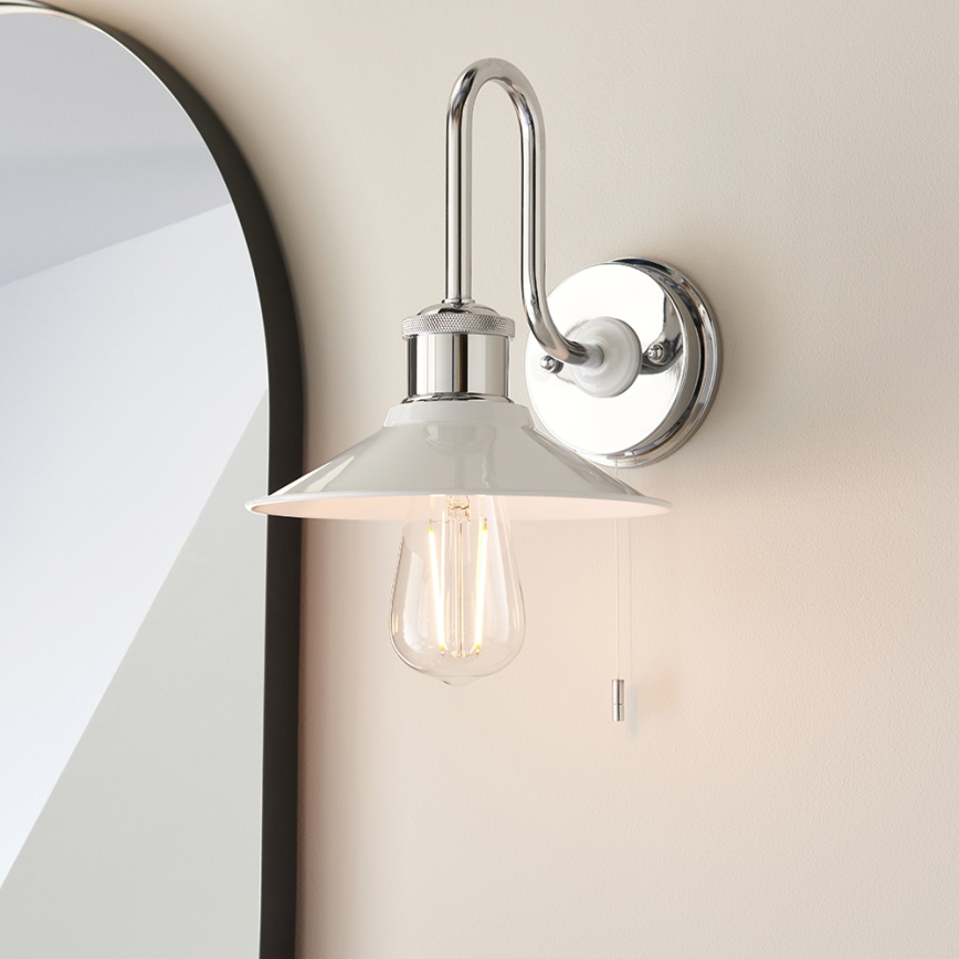 Endon 95508 - Aplique de parede para casa de banho MARIS 1xE27/6W/230V IP44 cromado brilhante