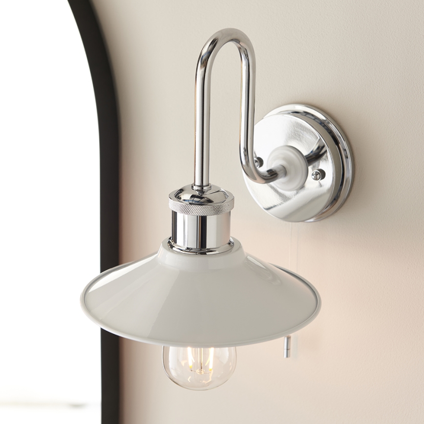 Endon 95508 - Aplique de parede para casa de banho MARIS 1xE27/6W/230V IP44 cromado brilhante