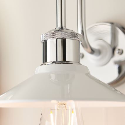 Endon 95508 - Aplique de parede para casa de banho MARIS 1xE27/6W/230V IP44 cromado brilhante