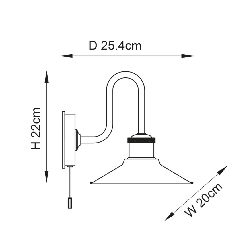 Endon 95508 - Aplique de parede para casa de banho MARIS 1xE27/6W/230V IP44 cromado brilhante