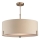 Endon 95834 - Candeeiro suspenso HAYFIELD 3xE27/40W/230V cromado mate/bege