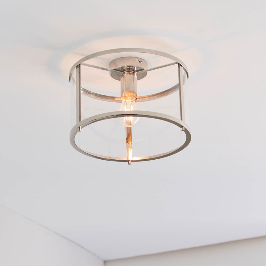 Endon 96150 - Candeeiro de tecto HOPTON 1xE27/10W/230V cromo brilhante