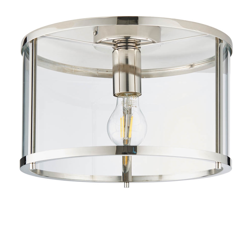 Endon 96150 - Candeeiro de tecto HOPTON 1xE27/10W/230V cromo brilhante