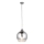 Endon 96442 - Candeeiro suspenso PANTHER 1xE27/10W/230V cromado brilhante/fumado