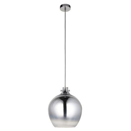 Endon 96442 - Candeeiro suspenso PANTHER 1xE27/10W/230V cromado brilhante/fumado