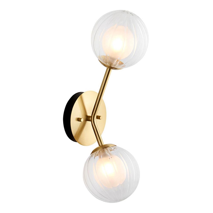 Endon 96691 - Aplique de parede NORTHWEST 2xG9/3W/230V dourado