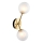 Endon 96691 - Aplique de parede NORTHWEST 2xG9/3W/230V dourado