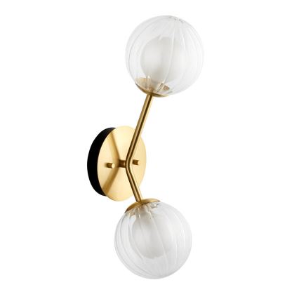 Endon 96691 - Aplique de parede NORTHWEST 2xG9/3W/230V dourado