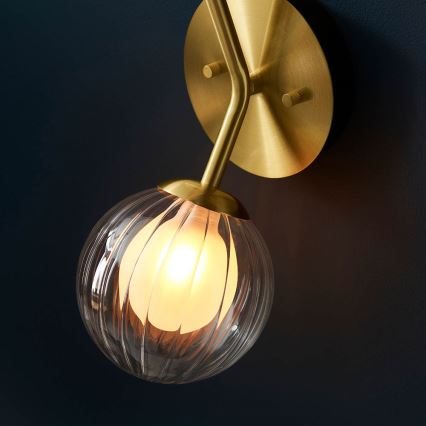 Endon 96691 - Aplique de parede NORTHWEST 2xG9/3W/230V dourado