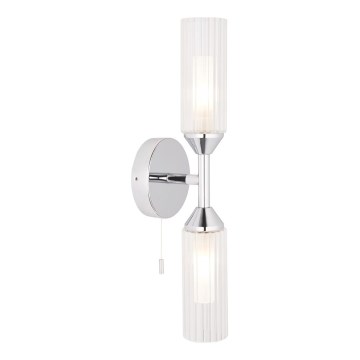 Endon 97172 - Aplique de parede para casa de banho NATORI 2xG9/3W/230V IP44 cromado brilhante