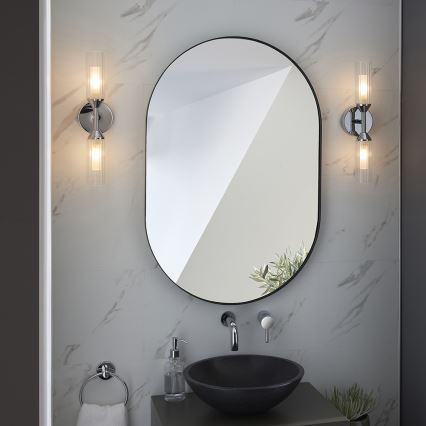 Endon 97172 - Aplique de parede para casa de banho NATORI 2xG9/3W/230V IP44 cromado brilhante