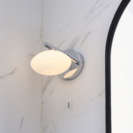 Endon 97181 - Aplique de parede para casa de banho MOBIAS 1xG9/3W/230V IP44 cromado brilhante