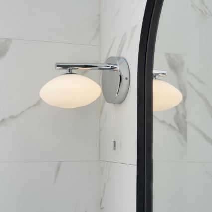 Endon 97181 - Aplique de parede para casa de banho MOBIAS 1xG9/3W/230V IP44 cromado brilhante