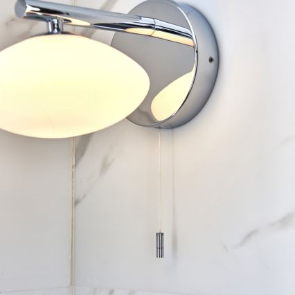 Endon 97181 - Aplique de parede para casa de banho MOBIAS 1xG9/3W/230V IP44 cromado brilhante