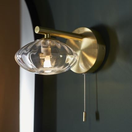Endon 97182 - Iluminação de parede para casa de banho MOBIAS 1xG9/3W/230V IP44 latão