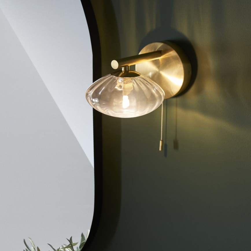 Endon 97182 - Iluminação de parede para casa de banho MOBIAS 1xG9/3W/230V IP44 latão