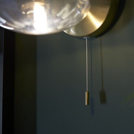 Endon 97182 - Iluminação de parede para casa de banho MOBIAS 1xG9/3W/230V IP44 latão