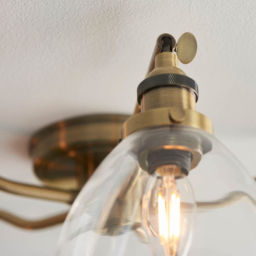 Endon 97248 - Candeeiro de focos HANSEN 5xE14/7W/230V, latão