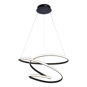 Endon 97632 - Lustre LED suspenso por cabo DUNE LED/47,5W/230V 3000K preto