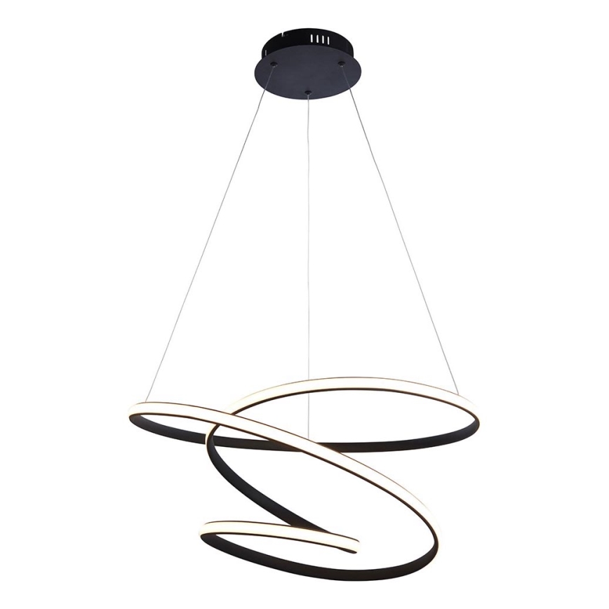 Endon 97632 - Lustre LED suspenso por cabo DUNE LED/47,5W/230V 3000K preto
