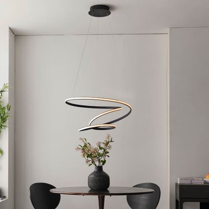 Endon 97632 - Lustre LED suspenso por cabo DUNE LED/47,5W/230V 3000K preto
